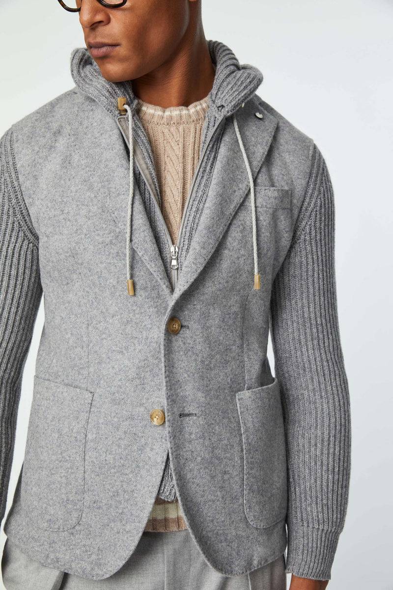 Lubiam Giacca IVAN in jersey grigio Giacca IVAN in jersey grigio Fino Al -60%