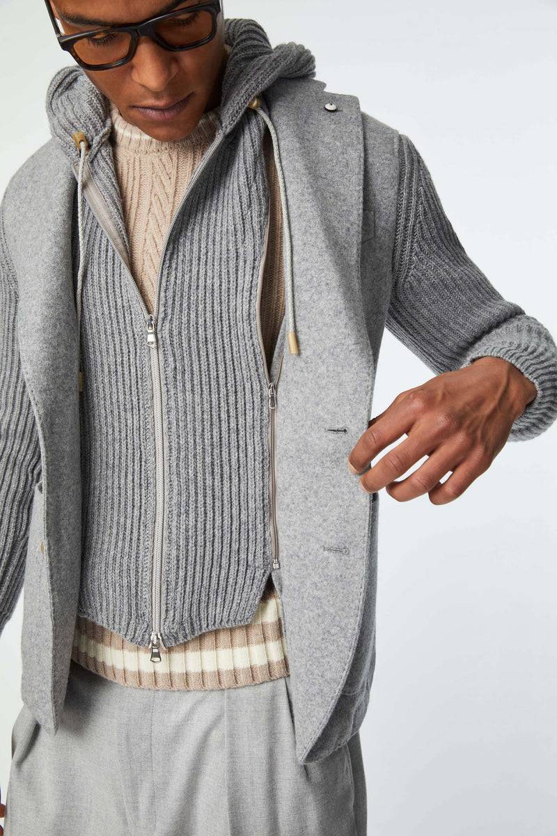 Lubiam Giacca IVAN in jersey grigio Giacca IVAN in jersey grigio Fino Al -60%