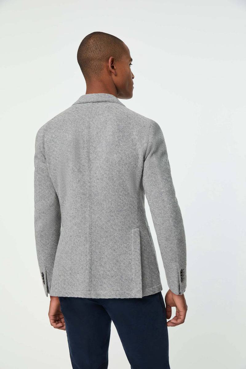 Lubiam Giacca PUNTO doppiopetto grigio ghiaccio Giacca PUNTO doppiopetto grigio ghiaccio Outlet