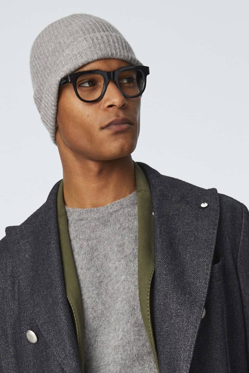 Lubiam Berretto in cashmere grigio Berretto in cashmere grigio Negozi Online