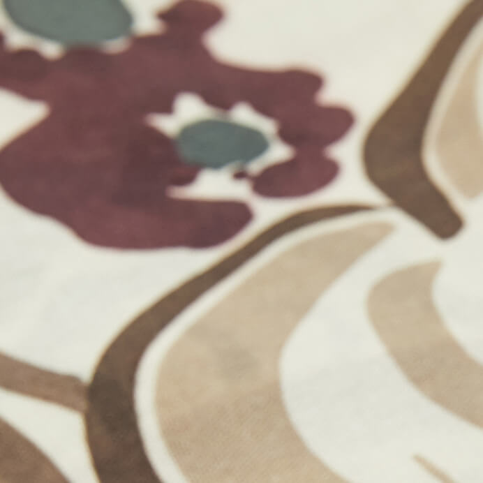 Lubiam Sciarpa in lana stampa floreale Sciarpa in lana stampa floreale Shopping Online