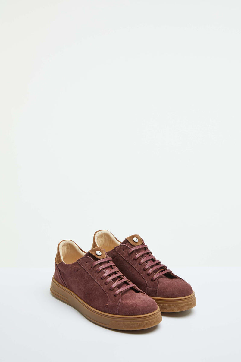 Lubiam Sneaker retro-tennis vinaccia Sneaker retro-tennis vinaccia I Più Venduti