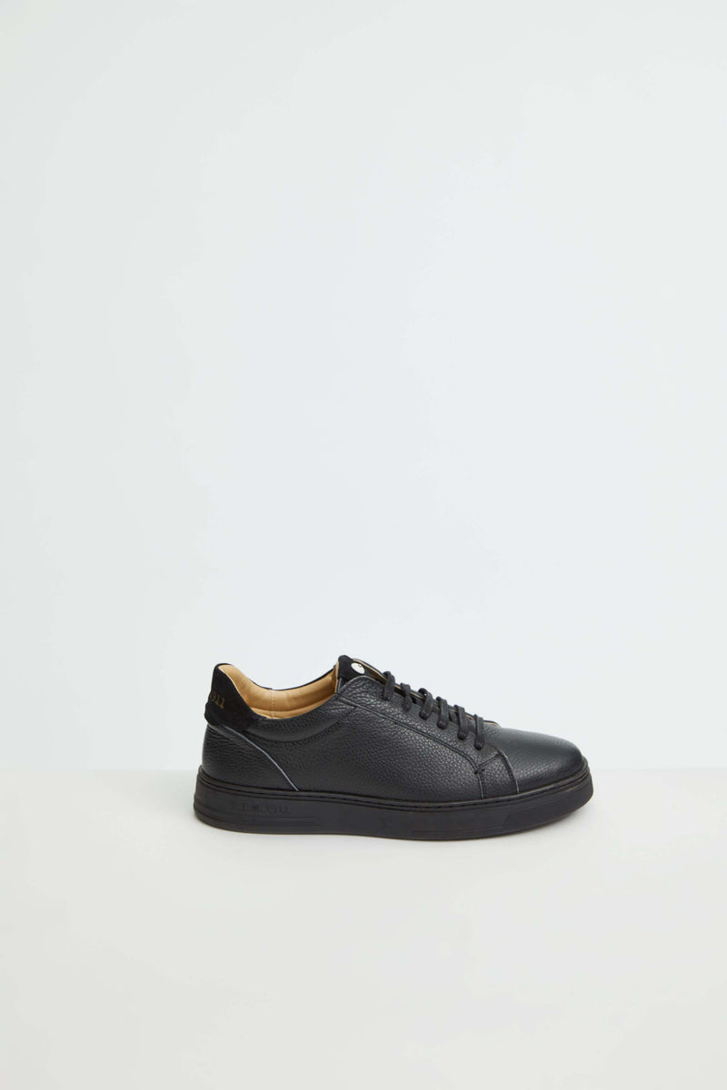 Lubiam Sneaker retro-tennis nero Sneaker retro-tennis nero Negozio