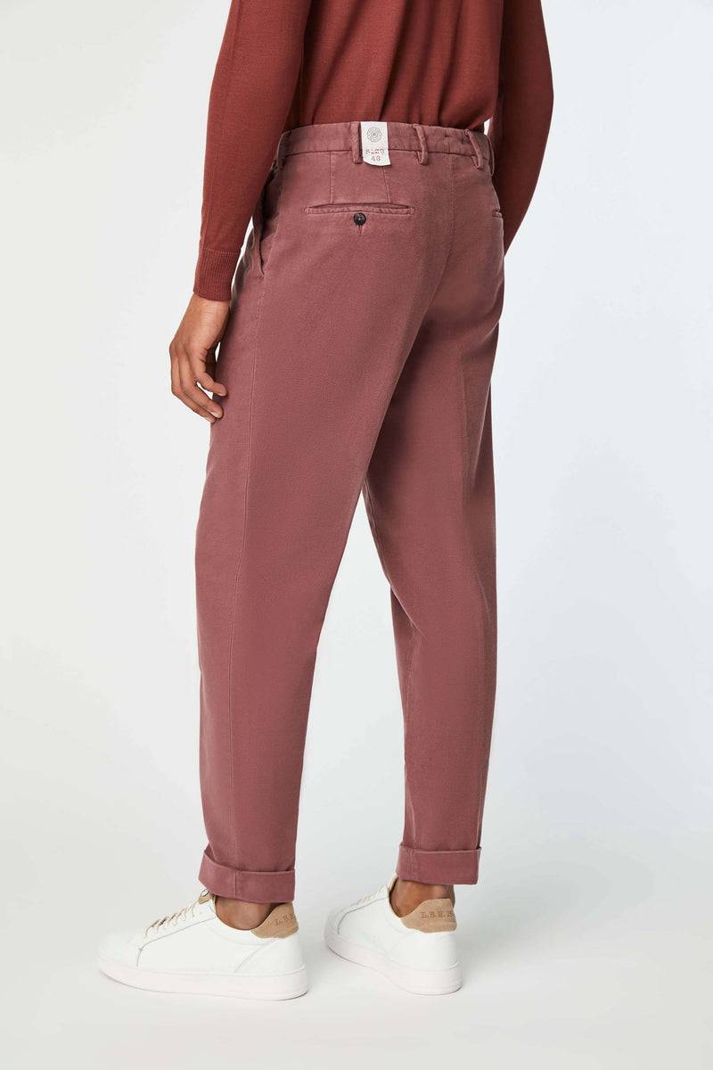 Lubiam Pantalone MILES tinto capo viola vinaccia Pantalone MILES tinto capo viola vinaccia Nuovo