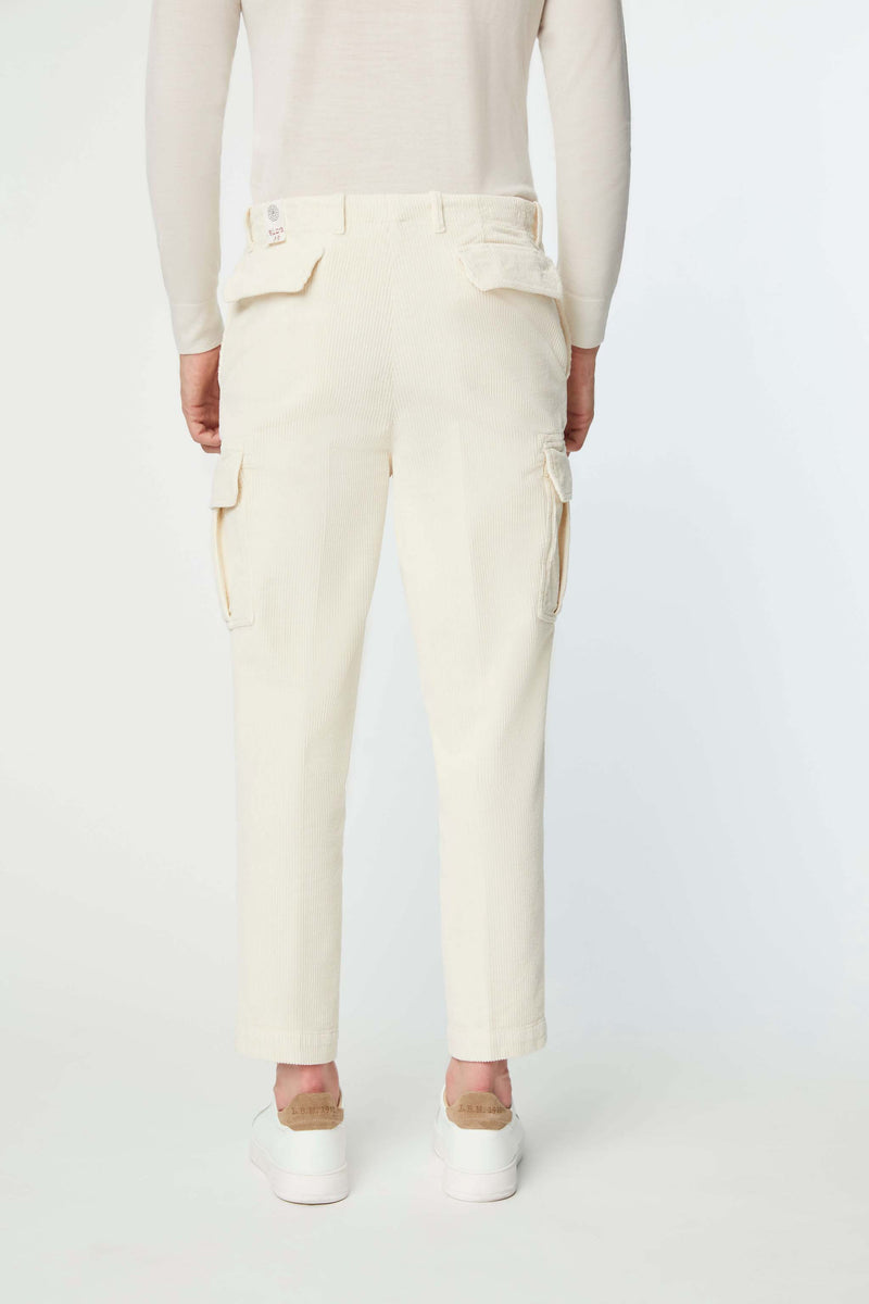 Lubiam Pantalone CARGO bianco avorio Pantalone CARGO bianco avorio Novità