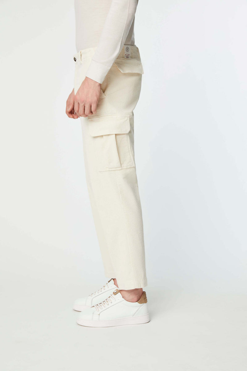 Lubiam Pantalone CARGO bianco avorio Pantalone CARGO bianco avorio Novità