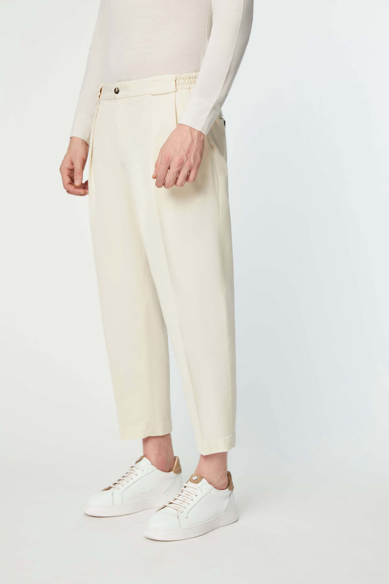 Lubiam Pantalone Clarence tinto capo bianco avorio Pantalone Clarence tinto capo bianco avorio Economico