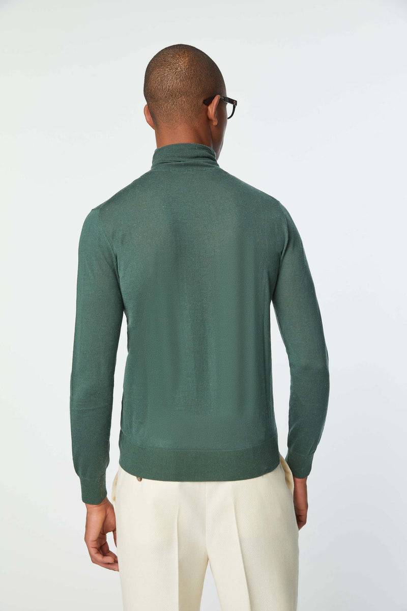Lubiam Maglia dolcevita verde bosco Maglia dolcevita verde bosco Online