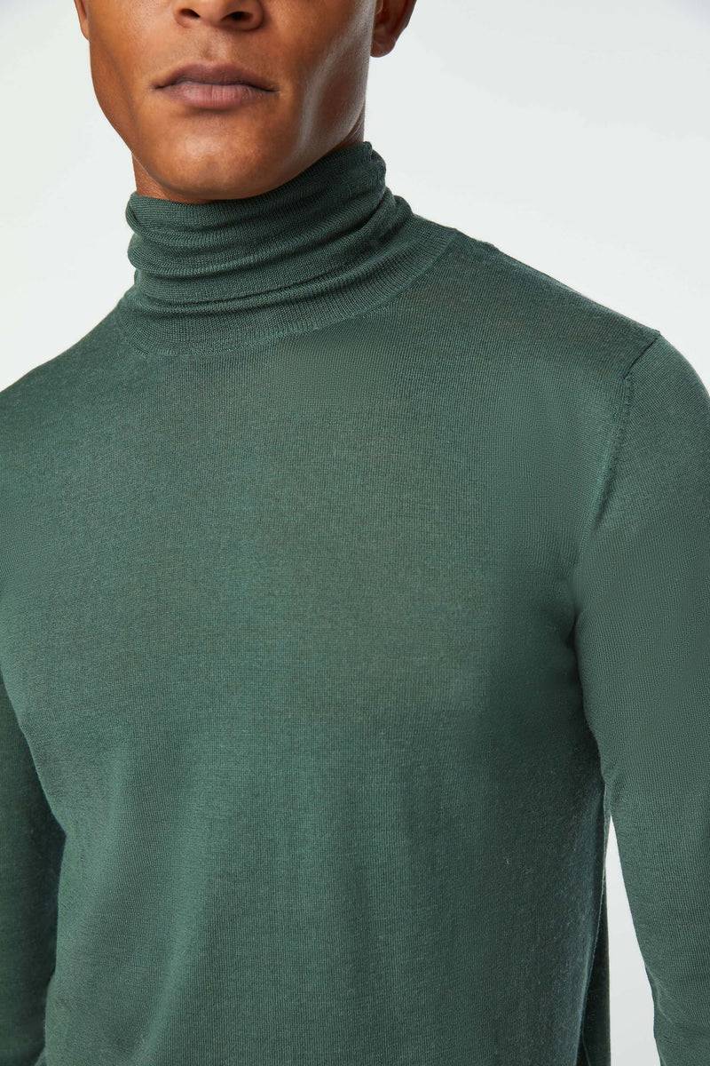Lubiam Maglia dolcevita verde bosco Maglia dolcevita verde bosco Online