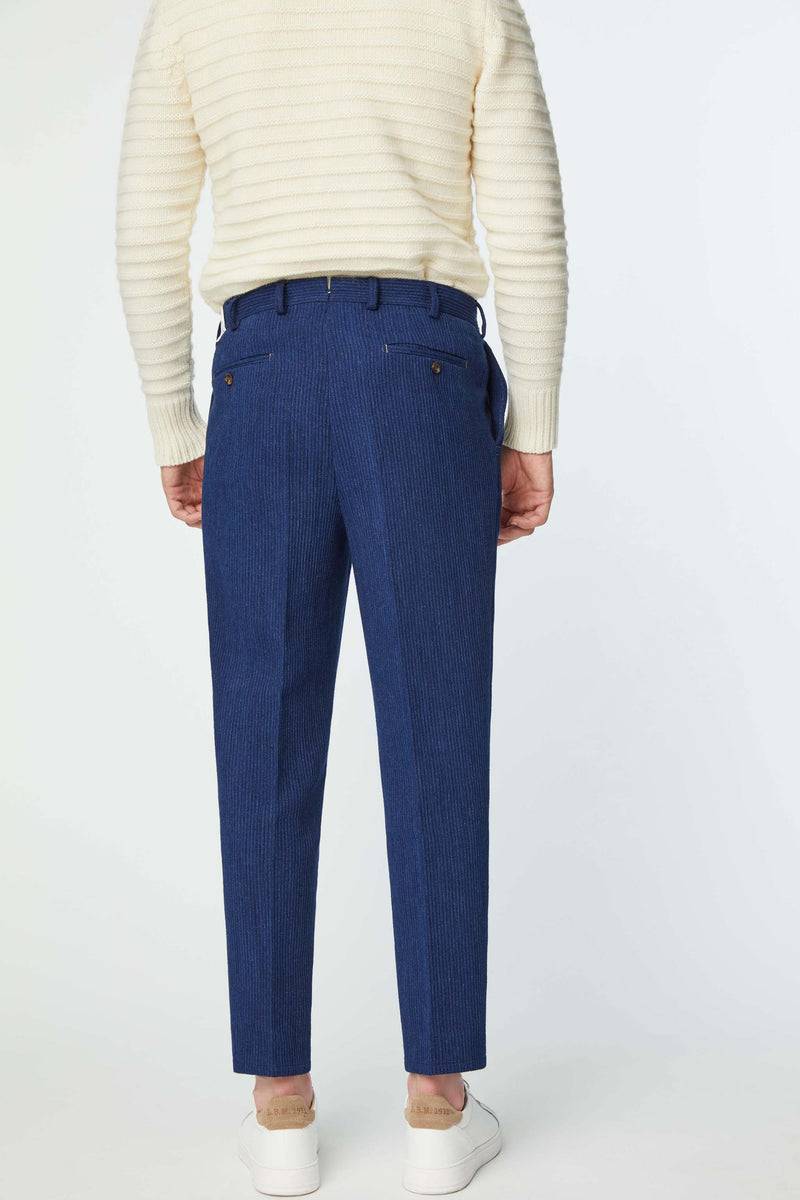 Lubiam Pantalone MILES Sartorial Indigo blu denim Pantalone MILES Sartorial Indigo blu denim Saldi