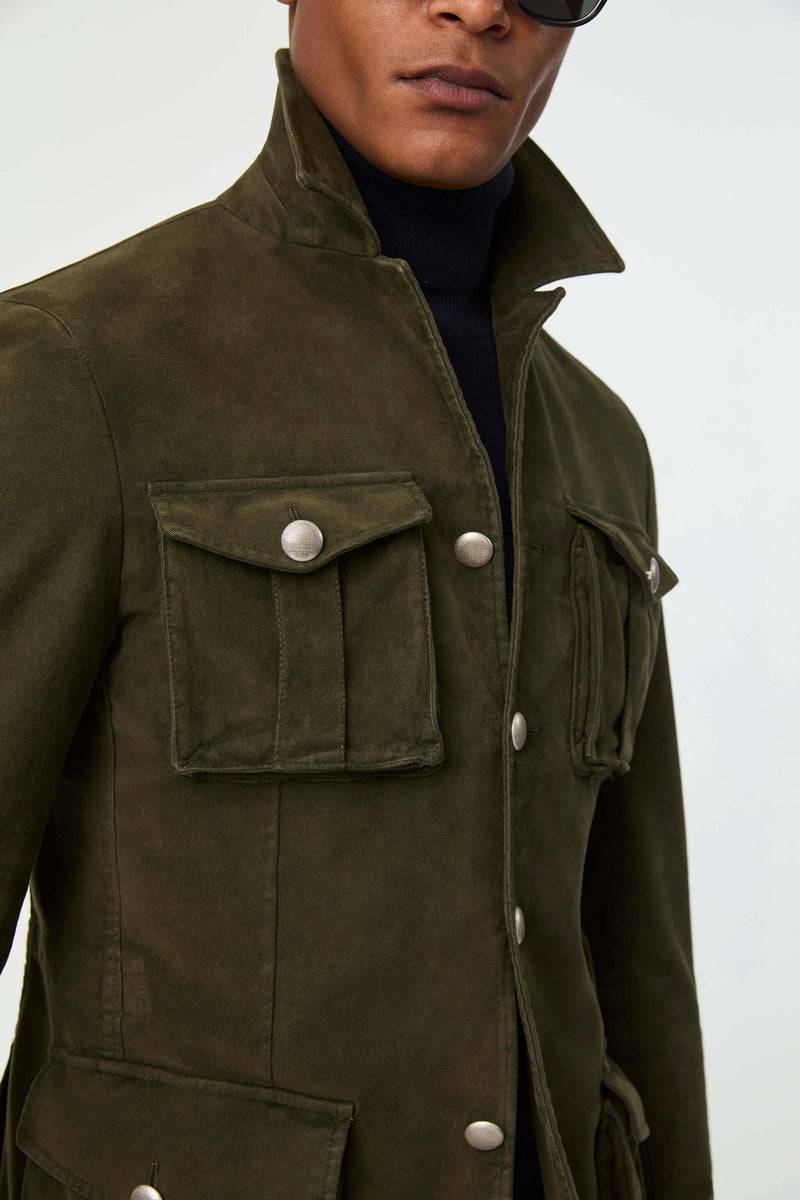 Lubiam Giacca SAHARA tinto capo verde militare Giacca SAHARA tinto capo verde militare Hotsell