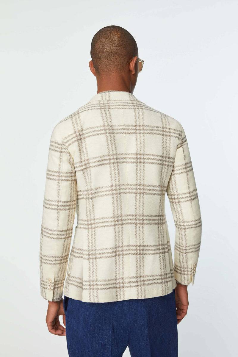 Lubiam Giacca STEVE in jersey bianca Giacca STEVE in jersey bianca Online Outlet