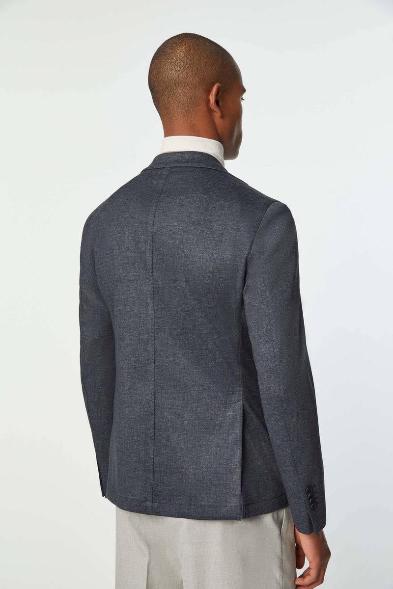 Lubiam Giacca Sam in jersey tecnico blu Giacca Sam in jersey tecnico blu Nuovo