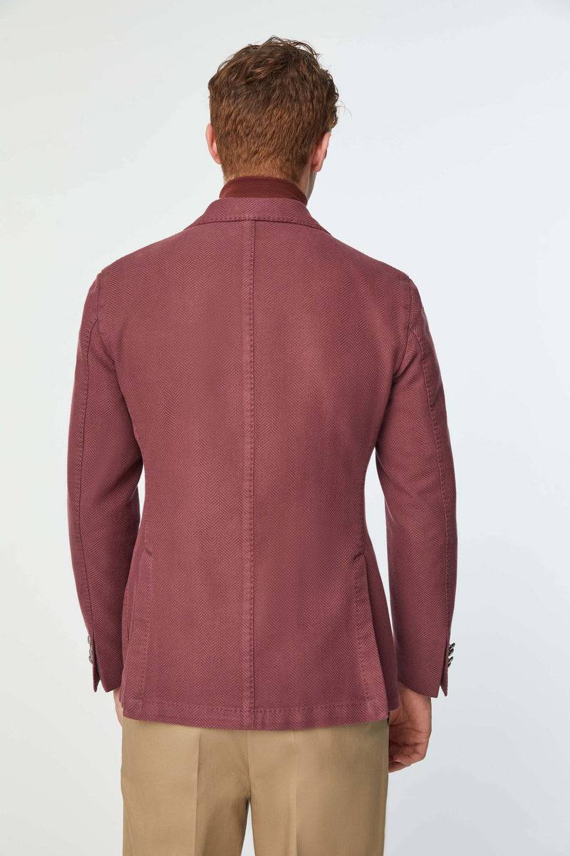 Lubiam Giacca TOM doppiopetto tinto capo vinaccia Giacca TOM doppiopetto tinto capo vinaccia Shopping Online