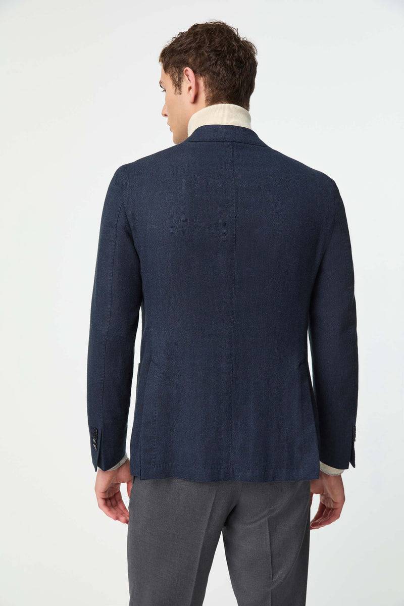 Lubiam Giacca Jack slim washed blu denim Giacca Jack slim washed blu denim Presa