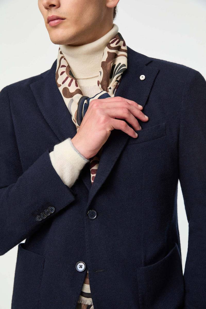 Lubiam Giacca JACK in cashmere blu Giacca JACK in cashmere blu Ultimo giorno