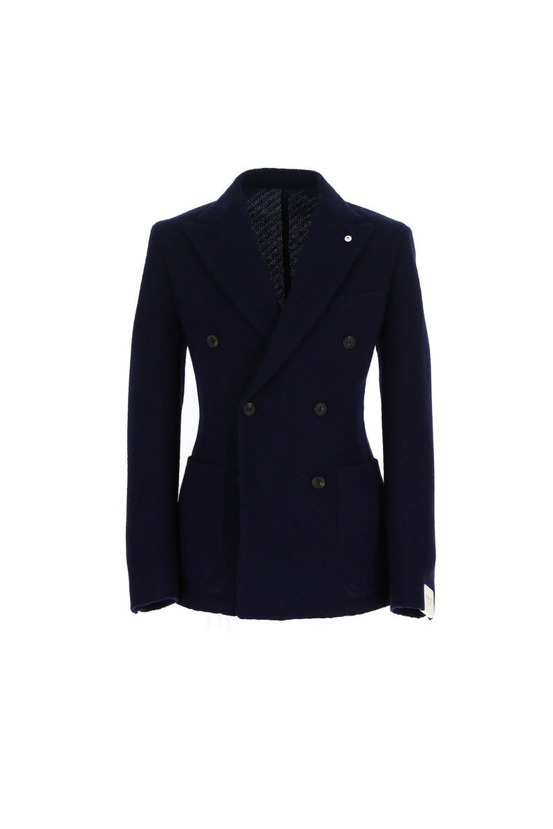 Lubiam Giacca PUNTO doppiopetto blu Giacca PUNTO doppiopetto blu Fino al 60% di sconto