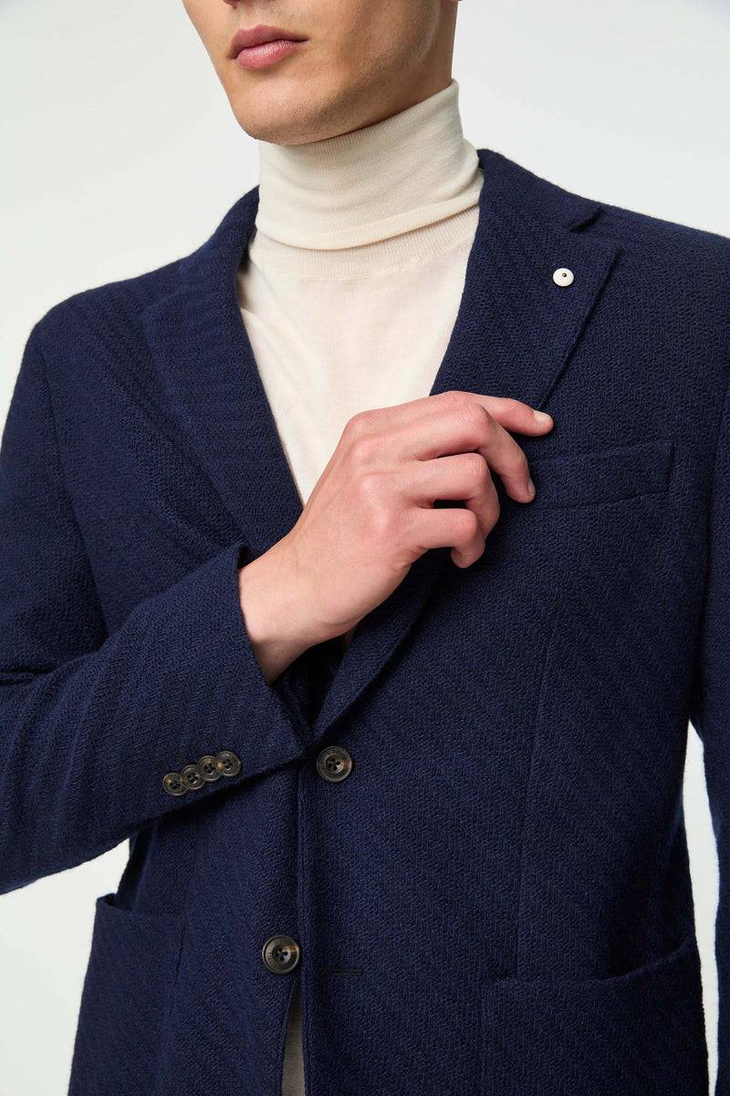 Lubiam Giacca PUNTO blu notte Giacca PUNTO blu notte Fino al 65% di sconto