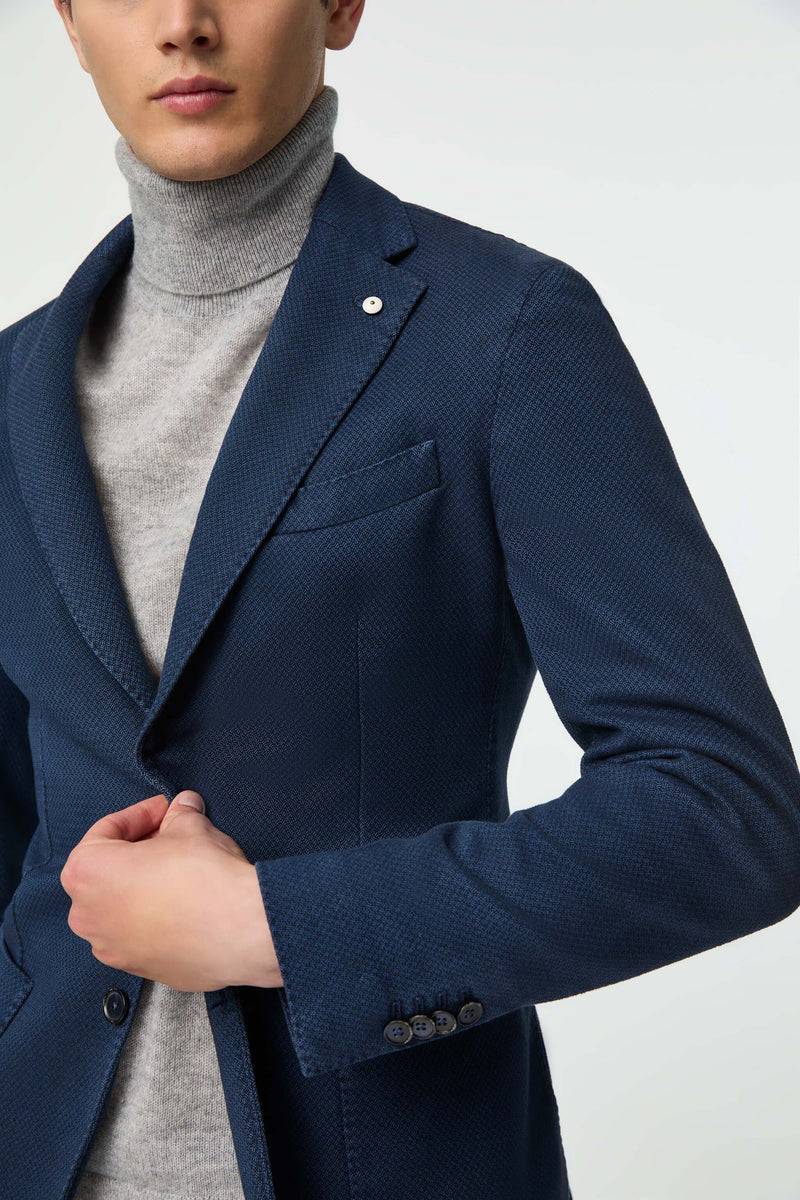 Lubiam Giacca JACK tinto capo blu scuro Giacca JACK tinto capo blu scuro Fino al 55% di sconto