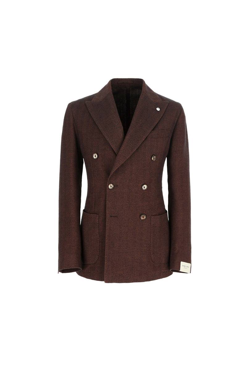 Lubiam Giacca TOM doppiopetto lavata marrone Giacca TOM doppiopetto lavata marrone 50% di sconto con spedizione gratuita