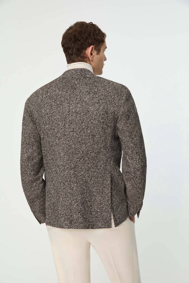 Lubiam Giacca JACK in jersey marrone Giacca JACK in jersey marrone Officina
