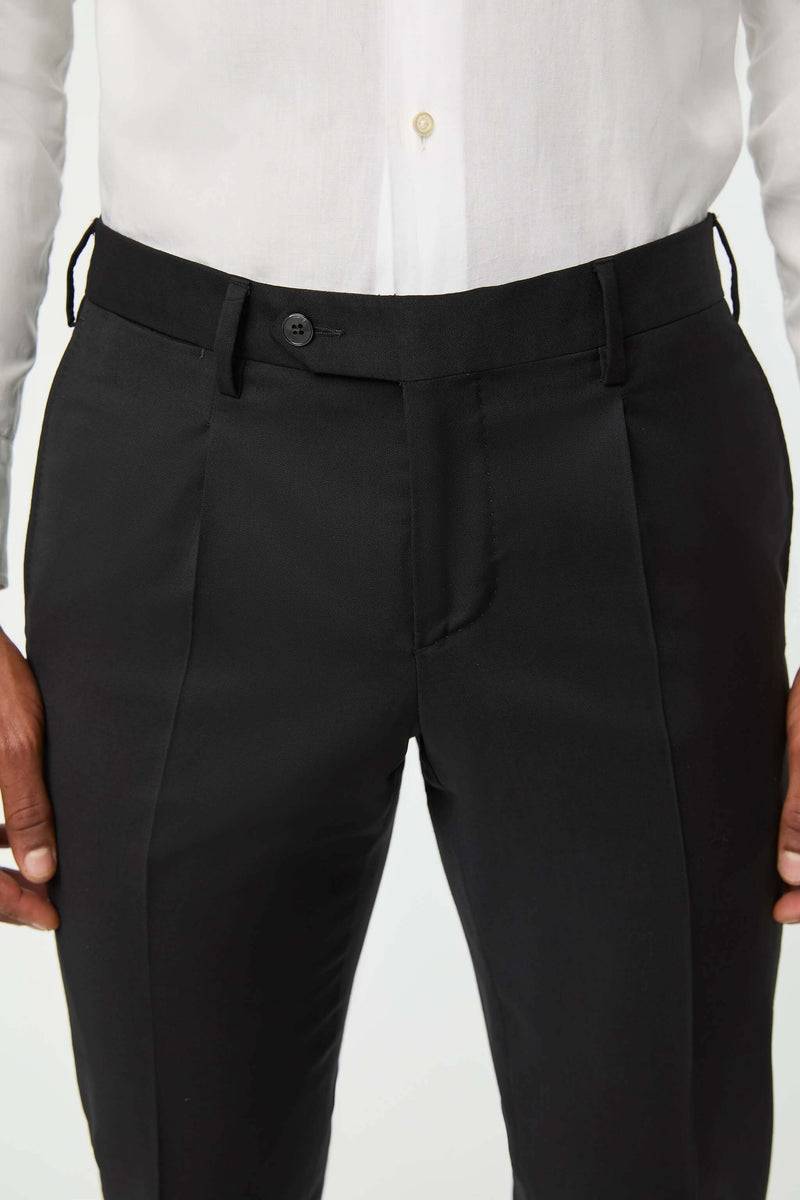 Lubiam Pantalone Duetto LONG ISLAND nero Pantalone Duetto LONG ISLAND nero Nuovo