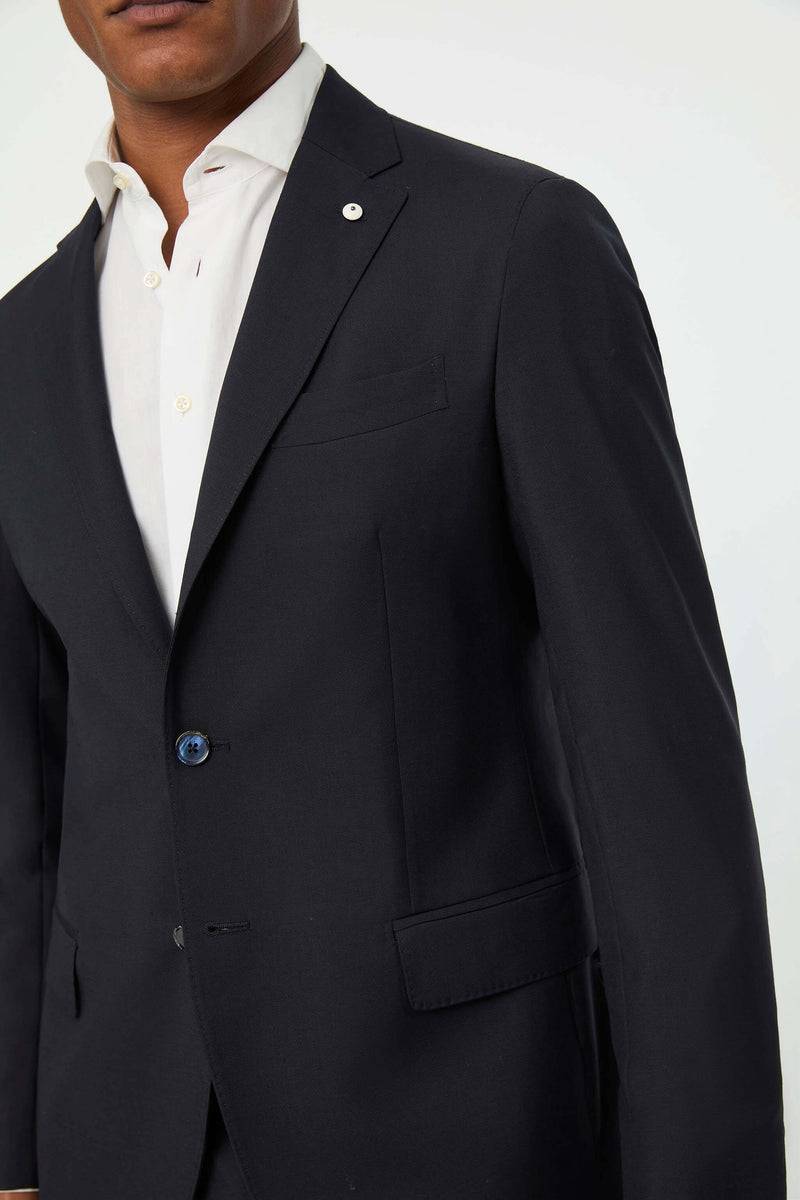 Lubiam Giacca Duetto JAMES monopetto in lana blu scuro Giacca Duetto JAMES monopetto in lana blu scuro Spedizione Gratuita