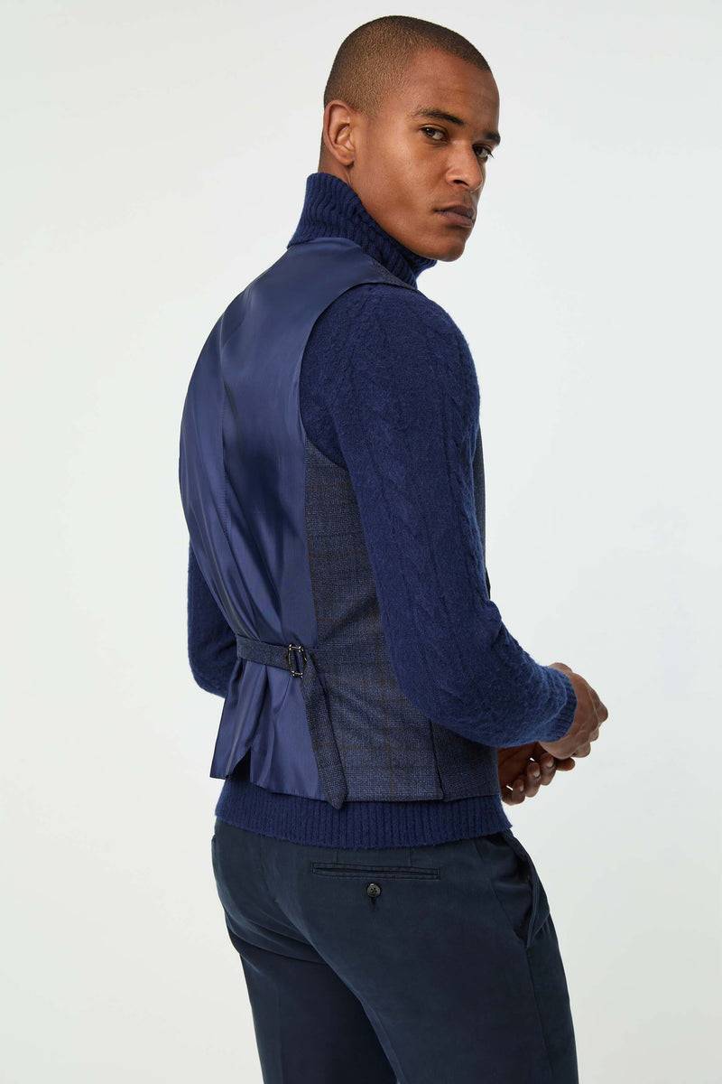Lubiam Gilet OSCAR blu scuro Gilet OSCAR blu scuro Affare Del Giorno