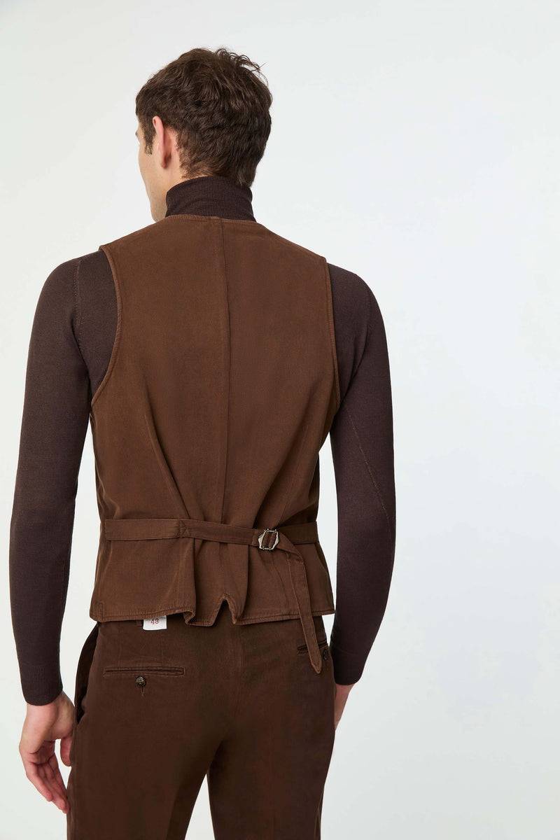Lubiam Gilet MIKE tinto capo marrone Gilet MIKE tinto capo marrone Prezzo Ridotto