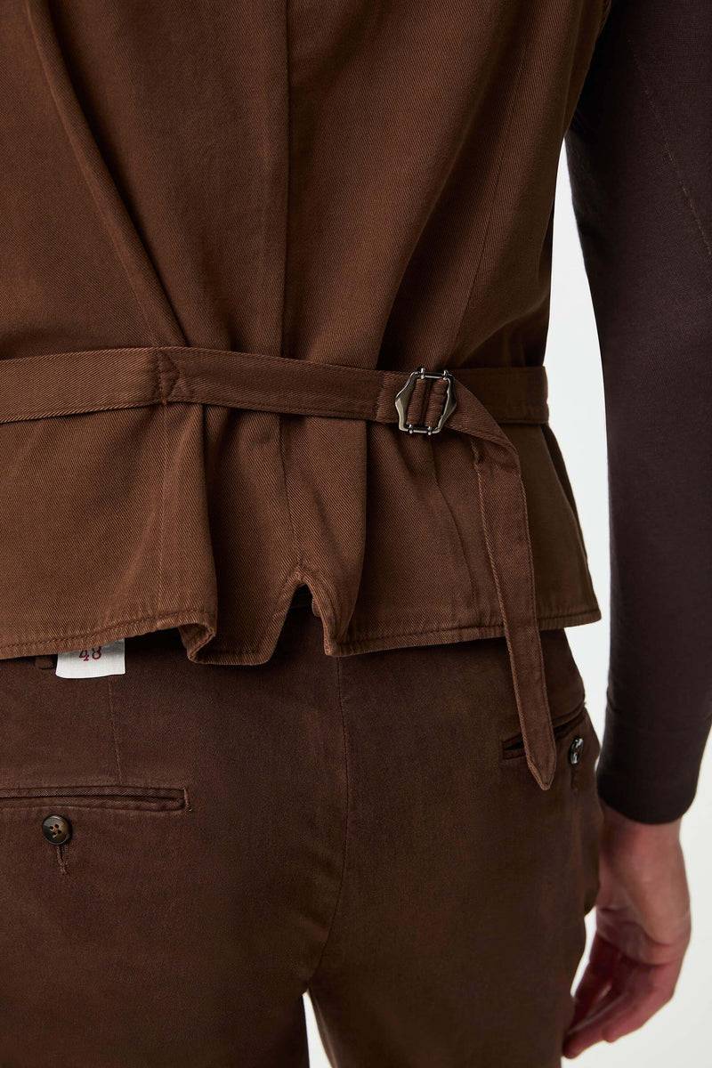 Lubiam Gilet MIKE tinto capo marrone Gilet MIKE tinto capo marrone Prezzo Ridotto