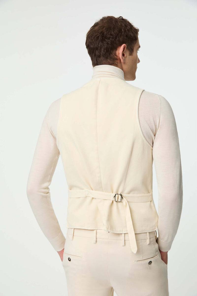 Lubiam Gilet OSCAR tinto capo bianco latte Gilet OSCAR tinto capo bianco latte Sottocosto