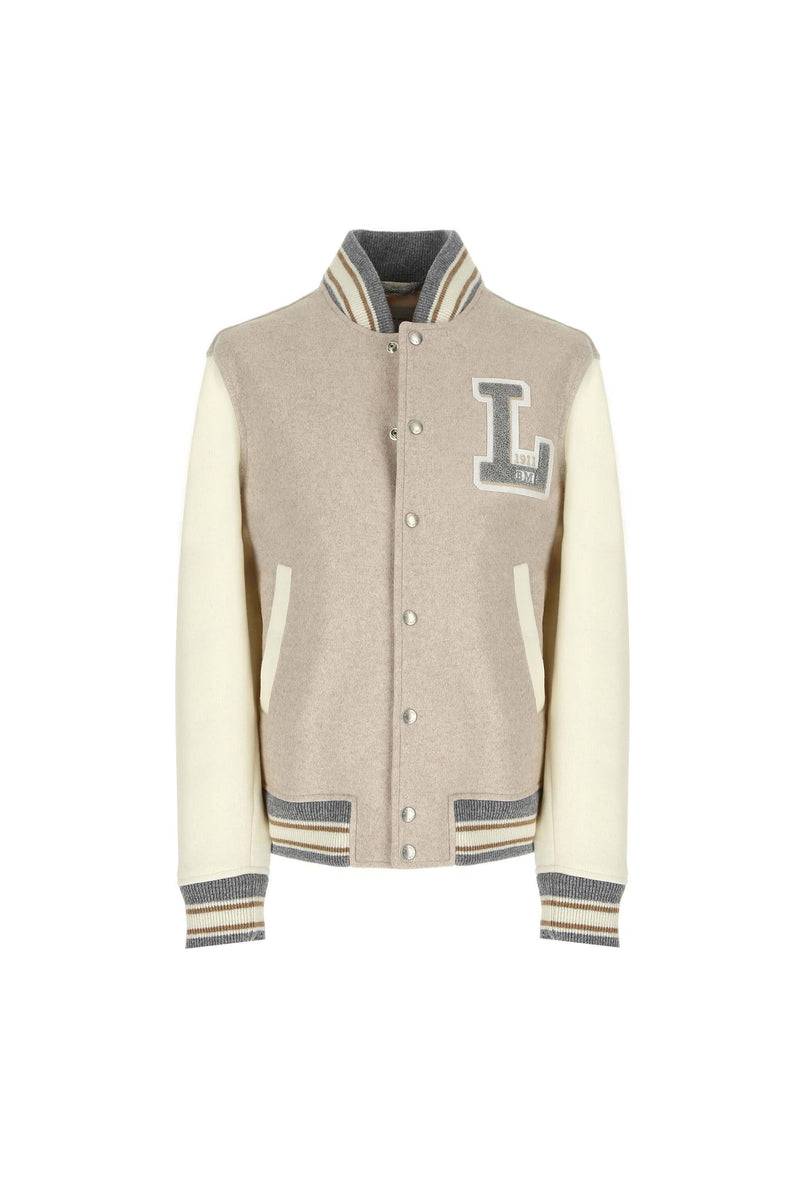 Lubiam Bomber stile college in jersey con patch Bomber stile college in jersey con patch Novità