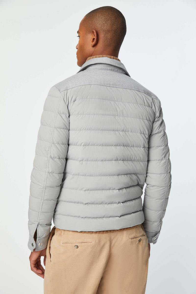 Lubiam Giacca camicia imbottita grigio ghiaccio Giacca camicia imbottita grigio ghiaccio Moda