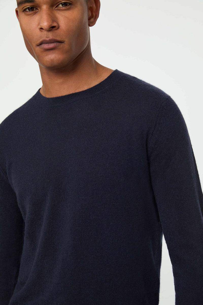 Lubiam Maglia girocollo blu avio in cashmere Maglia girocollo blu avio in cashmere Offerte stagionali