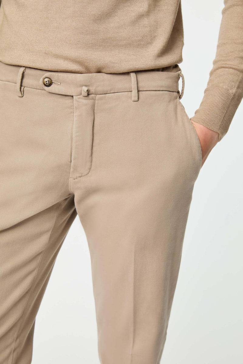 Lubiam Pantalone ELTON tinto capo beige Pantalone ELTON tinto capo beige Fino al 50% di sconto