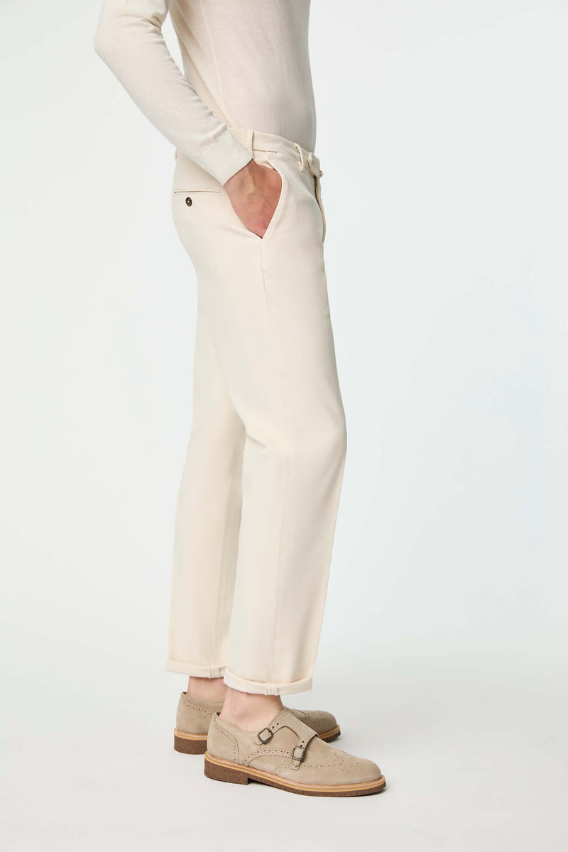 Lubiam Pantalone ELTON tinto capo bianco avorio Pantalone ELTON tinto capo bianco avorio Fino al 60% di sconto