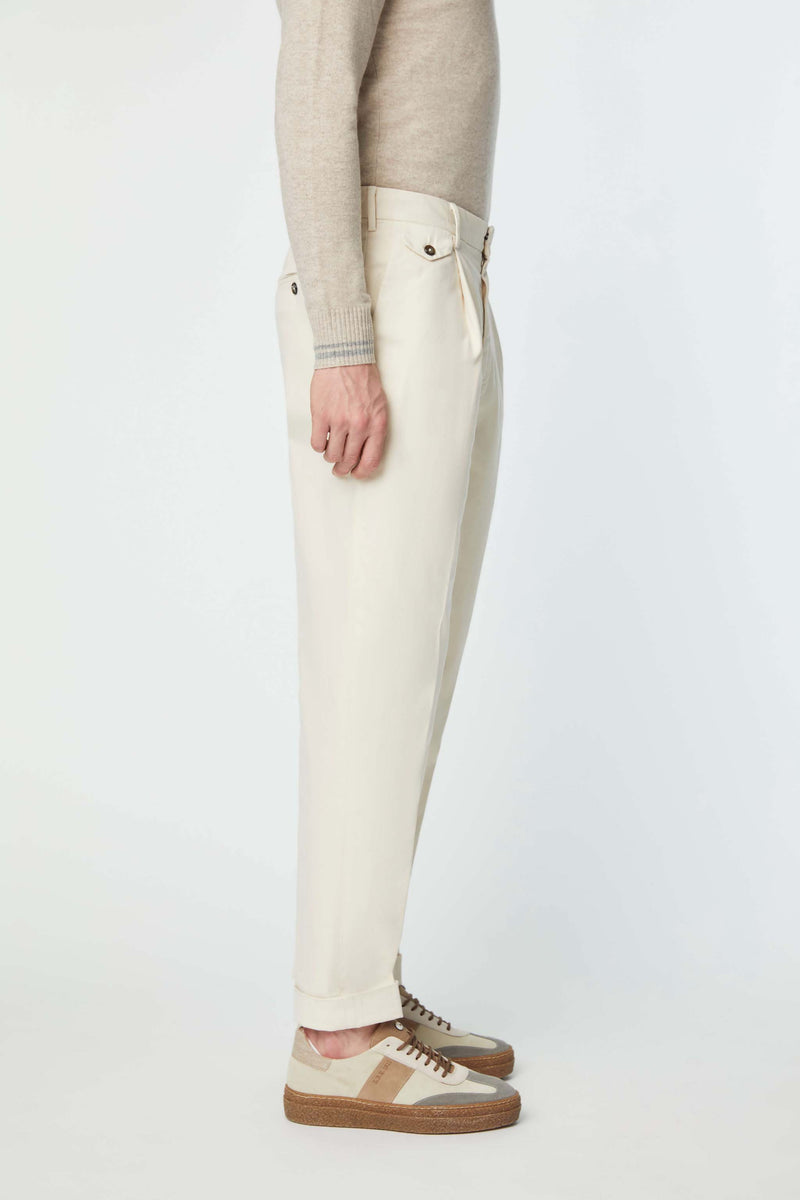 Lubiam Pantalone MILES tinto capo bianco Pantalone MILES tinto capo bianco Fino al 55% di sconto
