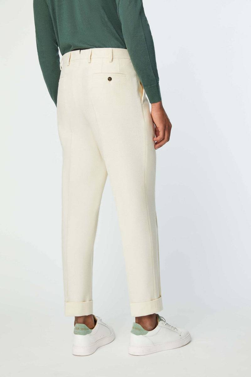 Lubiam Pantalone MILES bianco avorio Pantalone MILES bianco avorio Enormi sconti