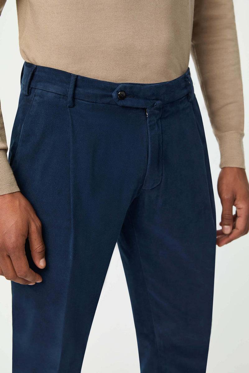 Lubiam Pantalone MUDDY tinto capo blu Pantalone MUDDY tinto capo blu Esporta salva