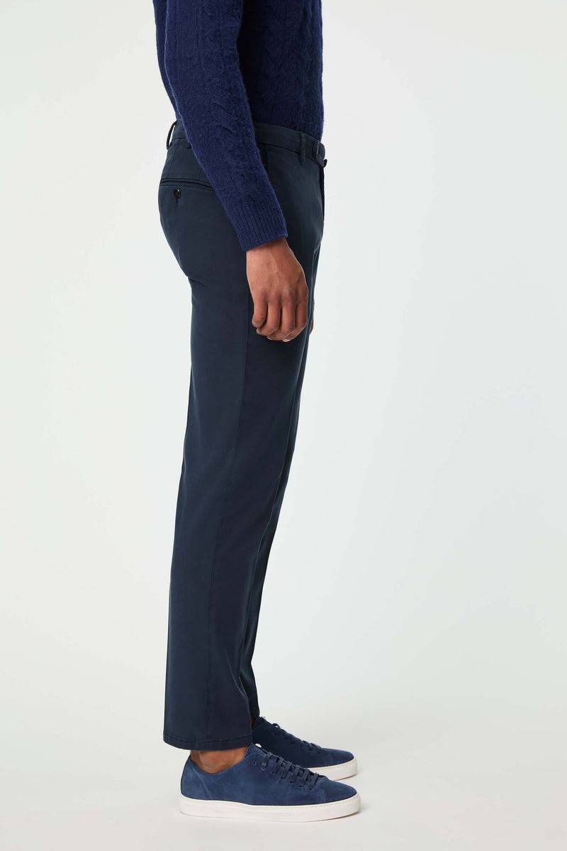 Lubiam Pantalone RAY tinto capo blu notte Pantalone RAY tinto capo blu notte In vendita