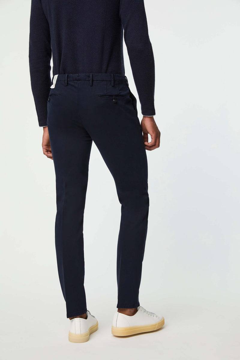 Lubiam Pantalone OZZY tinto capo blu Pantalone OZZY tinto capo blu Duty-free