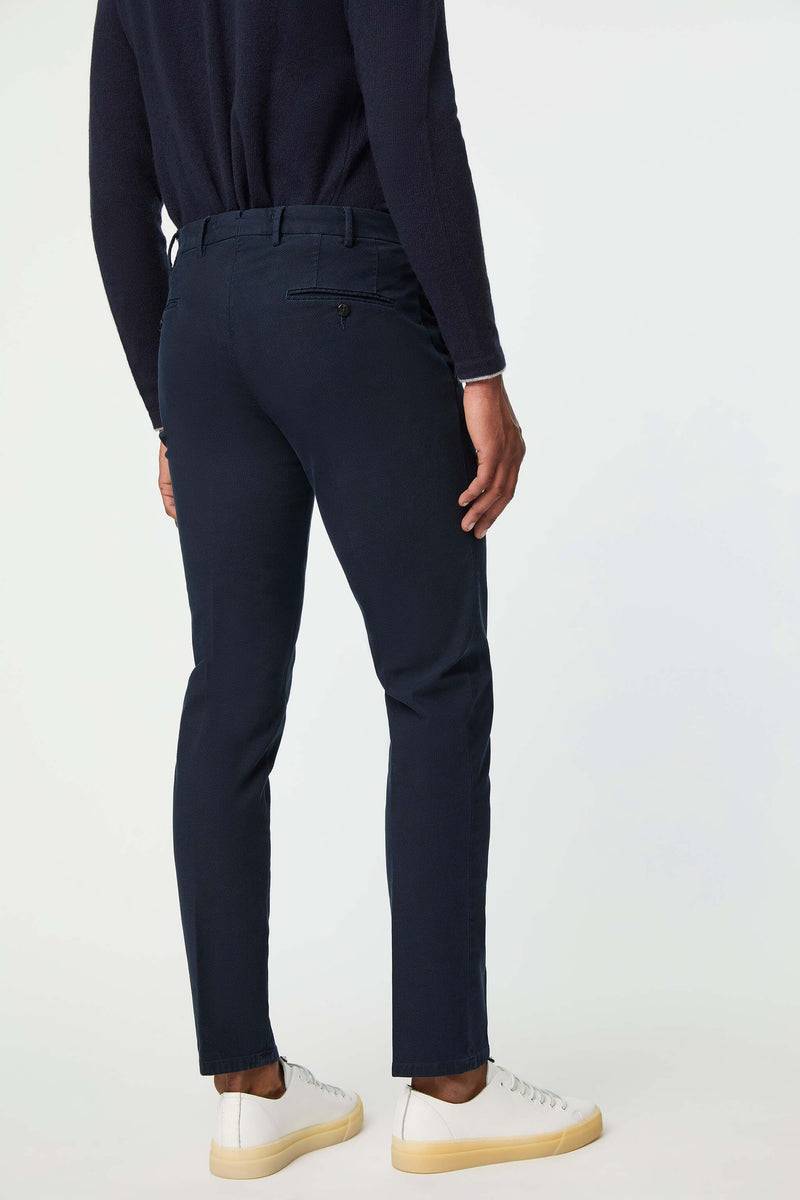 Lubiam Pantalone RAY tinto capo blu Pantalone RAY tinto capo blu 50% di sconto per tempo limitato