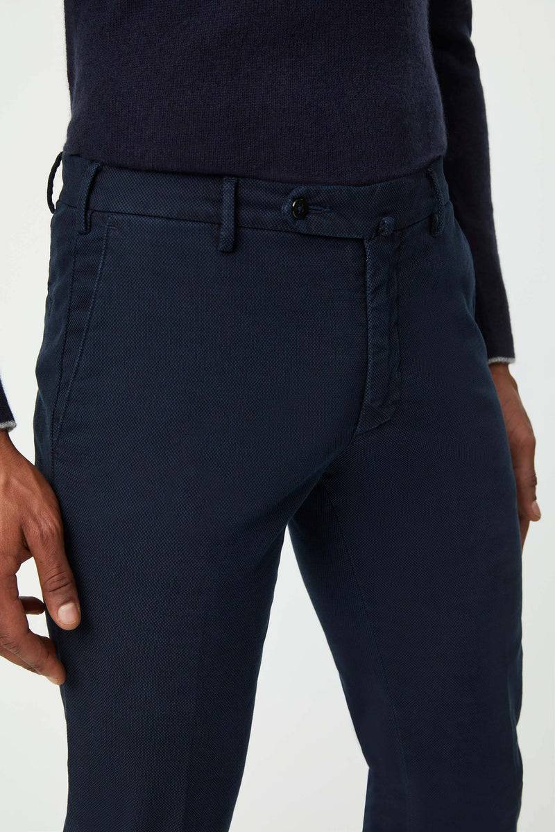 Lubiam Pantalone RAY tinto capo blu Pantalone RAY tinto capo blu 50% di sconto per tempo limitato