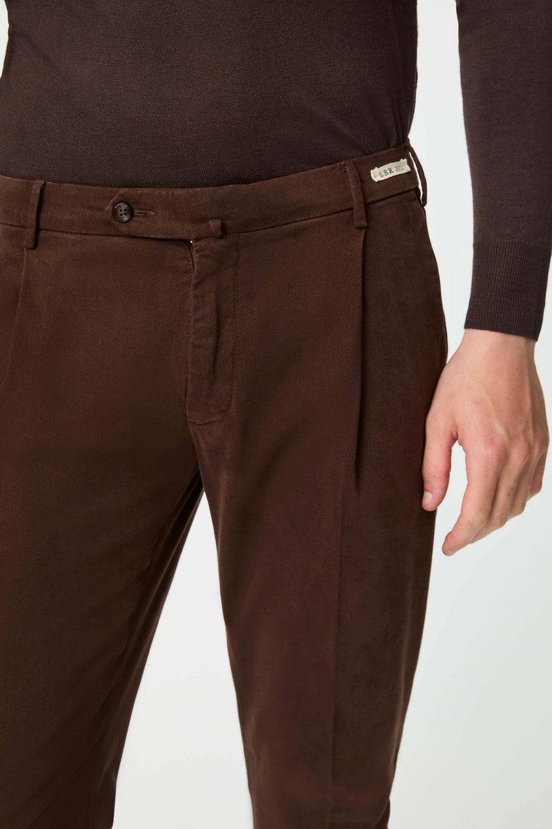 Lubiam Pantalone MUDDY tinto capo marrone Pantalone MUDDY tinto capo marrone Qualità Garantita