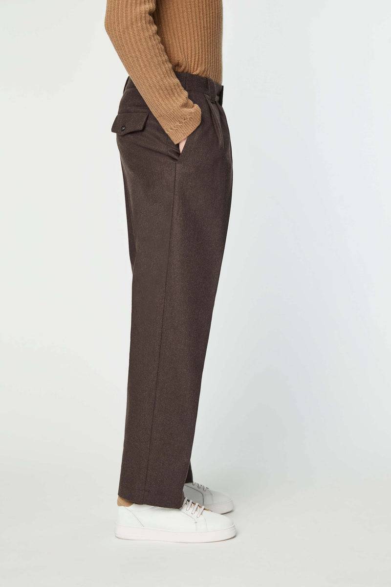 Lubiam Pantalone MARK non trattato marrone Pantalone MARK non trattato marrone Negozi Online