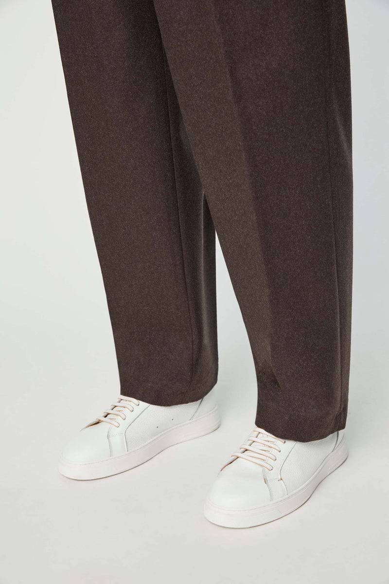 Lubiam Pantalone MARK non trattato marrone Pantalone MARK non trattato marrone Negozi Online