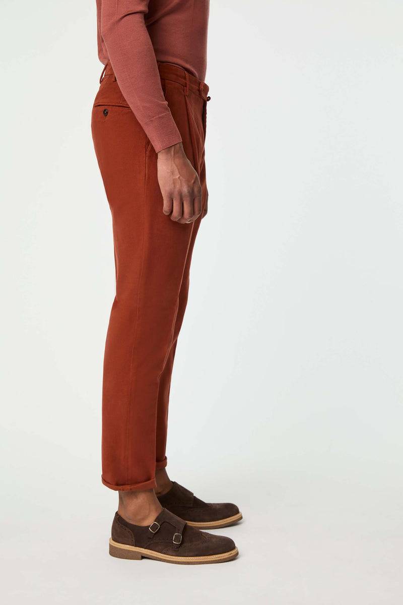 Lubiam Pantalone MUDDY tinto capo ruggine Pantalone MUDDY tinto capo ruggine Promozione Limitata