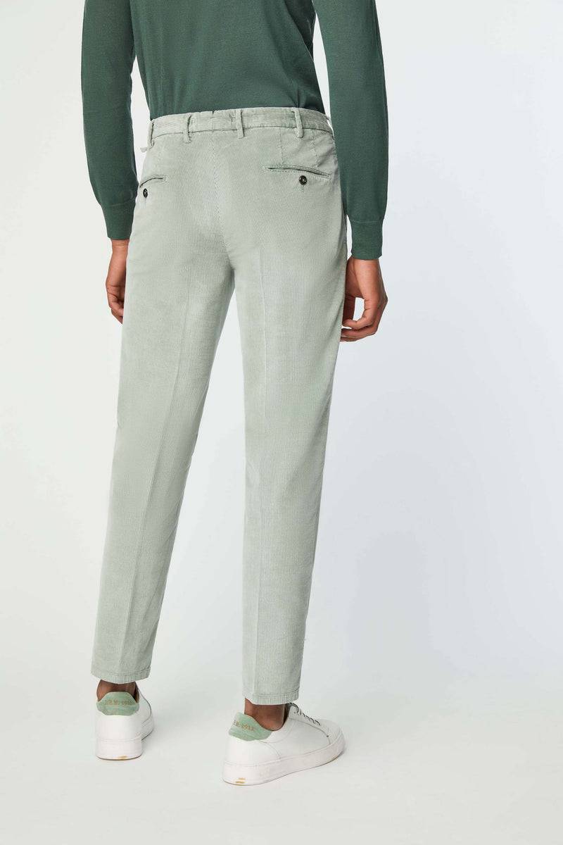 Lubiam Pantalone MICHAEL tinto capo verde pastello Pantalone MICHAEL tinto capo verde pastello Fino Al -60%