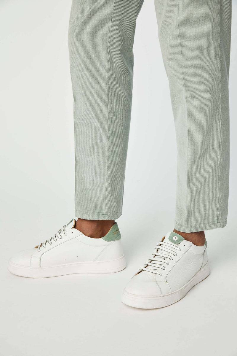 Lubiam Pantalone MICHAEL tinto capo verde pastello Pantalone MICHAEL tinto capo verde pastello Fino Al -60%