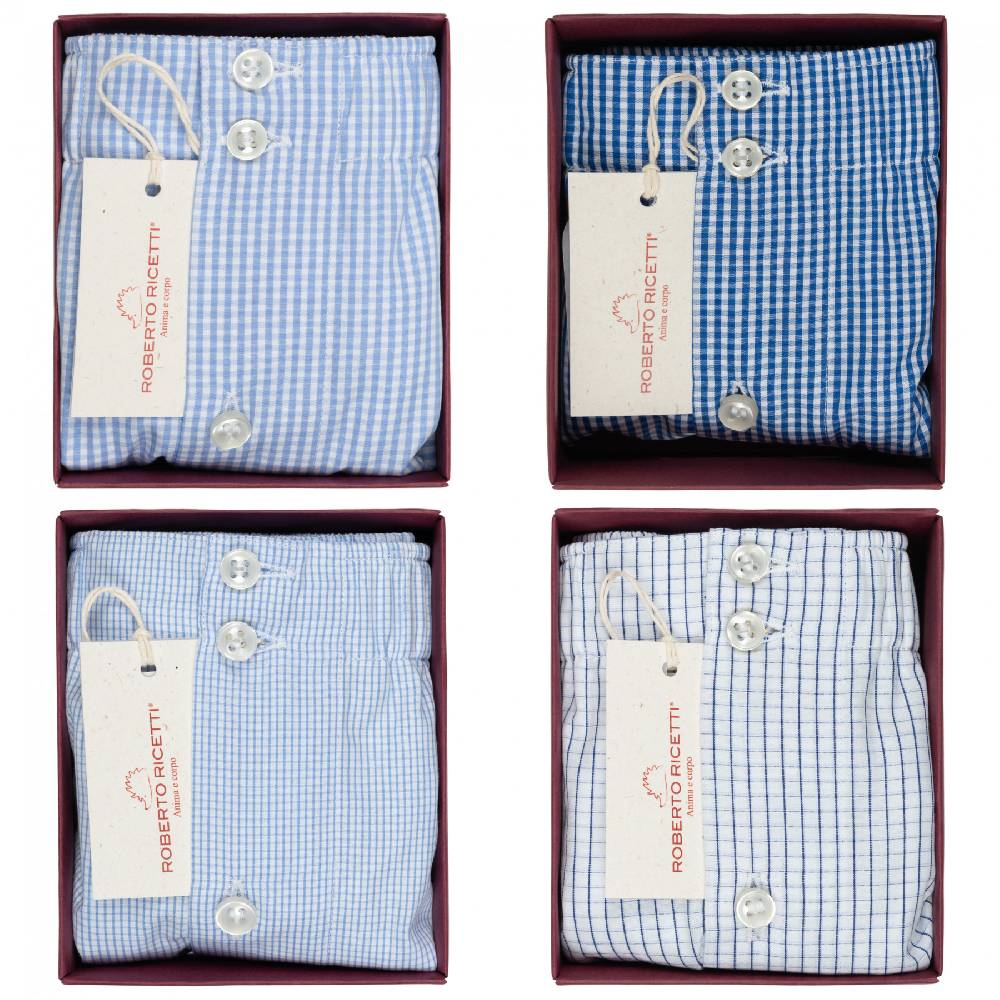 Roberto Ricetti SET "CHECK" - BOXER SUPPORT DB1 - SIZE 48 Presa